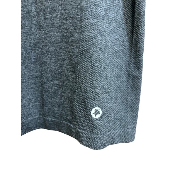 New NWT Laird Heathered Charcoal Grey Hyper 4 Sun Protection Wicking Polo - L - Picture 4 of 10